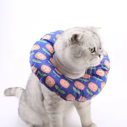 Collar Elizabeth algodón perro y gato – Antimordida postcirugía