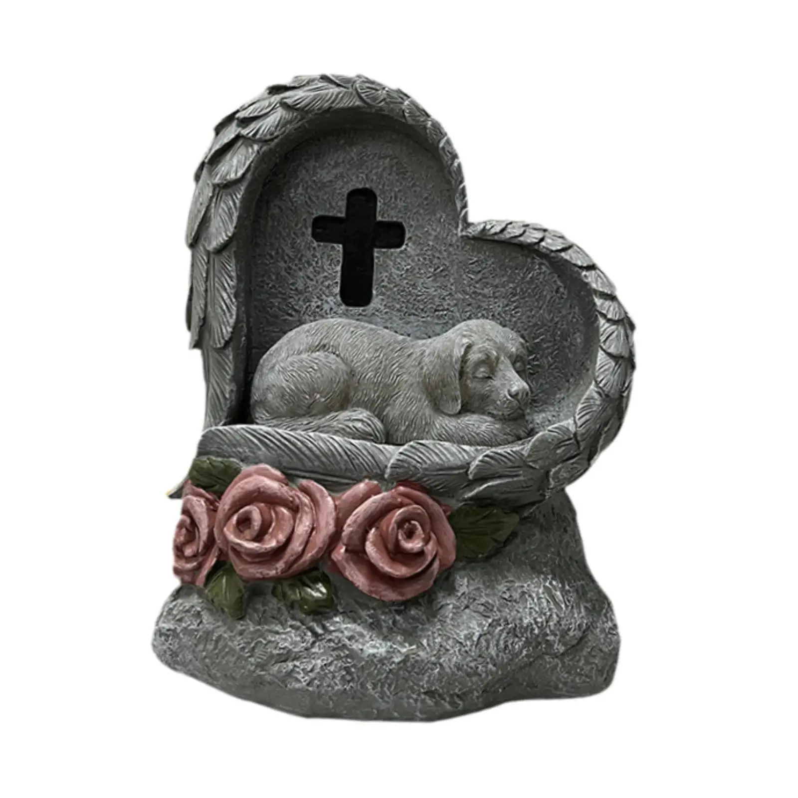 Small Animal Monumen Weatherproof Decoration Resin Backyard Pet Grave Marker