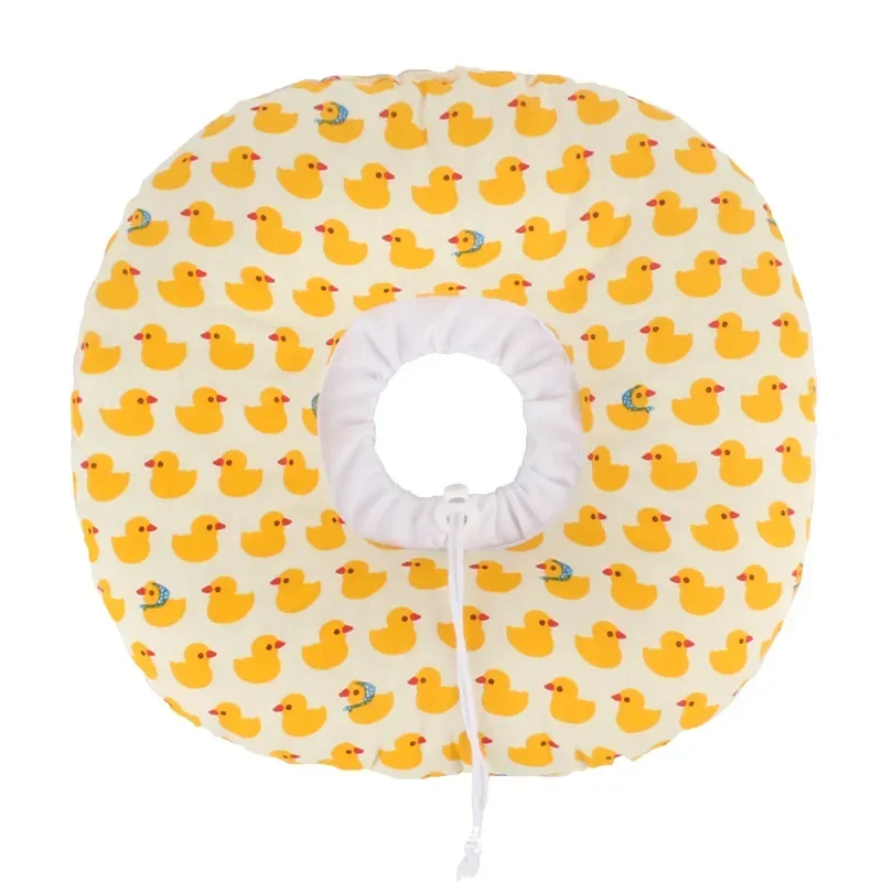 Collar isabelino de algodón suave para mascotas, Collar de curación de heridas ajustable para perros y gatos, anillo para el cuello para prevenir mordeduras, accesorios para perros y mascotas - imagen 4