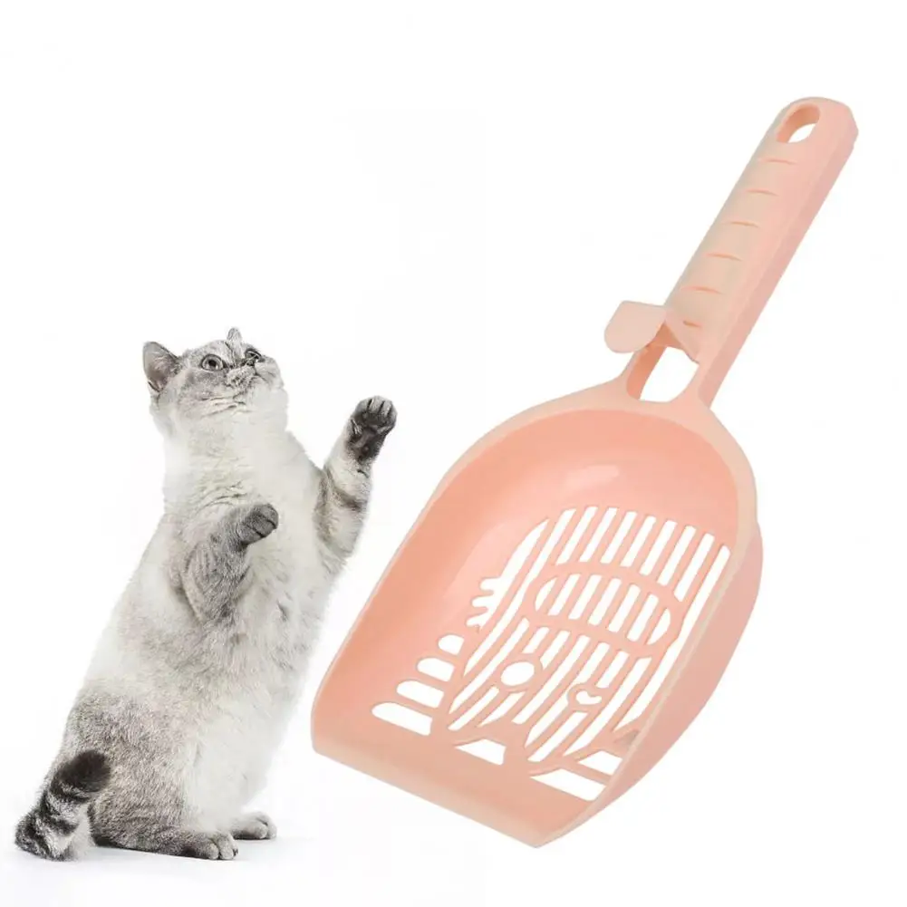 Cuchara funcional para la arena de la cara del gato, cómoda y divertida para el área de contacto, eficiente, con diseño de malla para perros - imagen 4