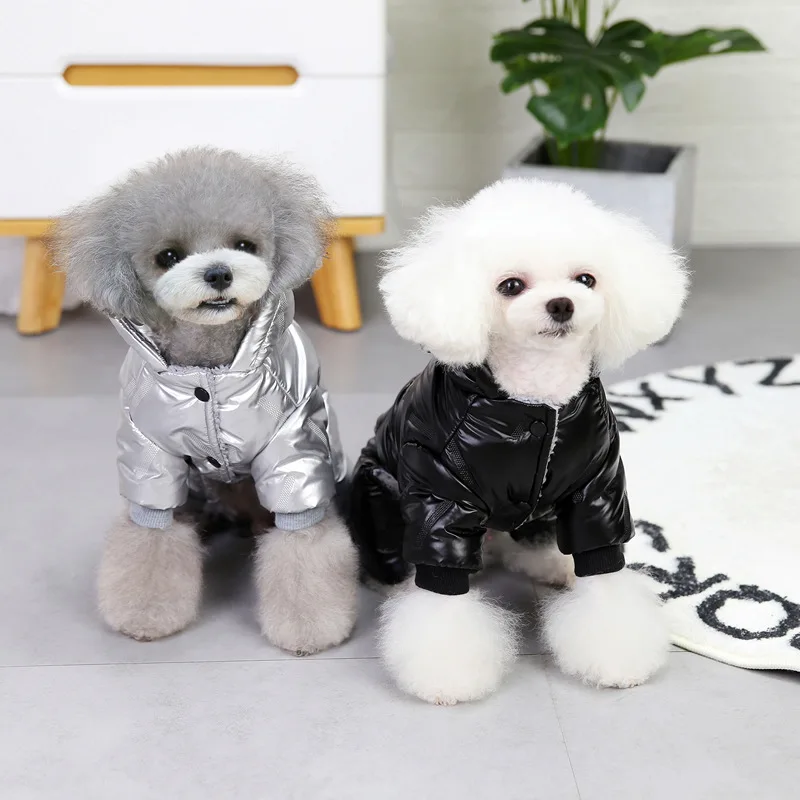 Winter Warm Pet Dog Jumpsuit Waterproof Dog Clothes for Small Dogs Chihuahua Jacket Yorkie Costumes Shih Tzu Coat Poodle Outfits - imagen 2