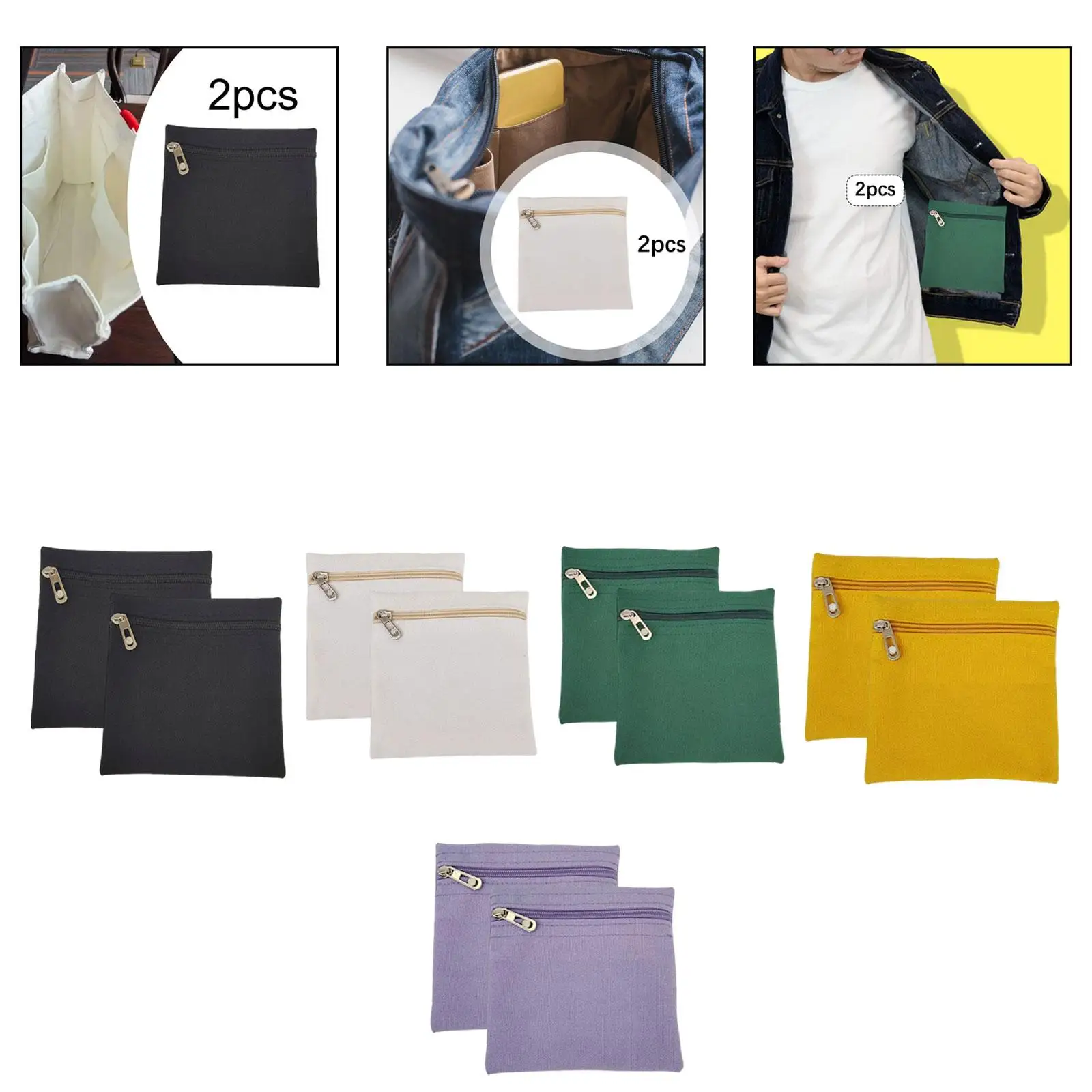 Bolsillo oculto con cremallera para chaquetas y sudaderas - Costura fácil - imagen 3