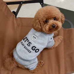 Jersey térmico con capucha para perros pequeños – Algodón suave