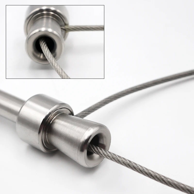 Baoding-Manga de alambre de acero inoxidable para captura de ganado, 1 piezas, herramienta de cría de Stock para equipo de sujeción de lechones - imagen 4