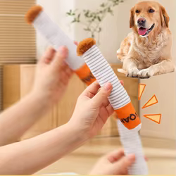Juguete interactivo de peluche para perros - Forma de cajetilla