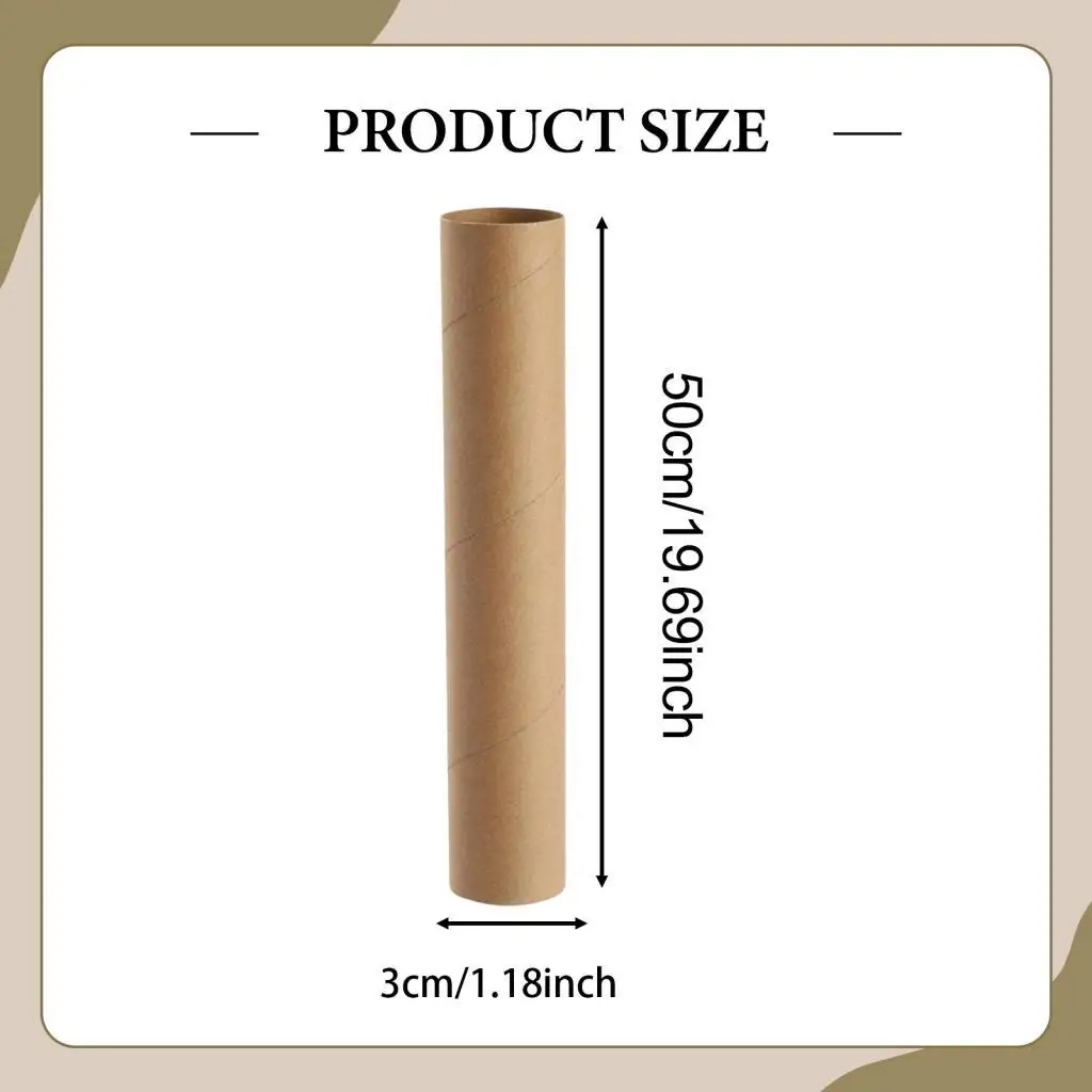 12Pcs Cardboard Tubes for Crafts Eco Friendly,Gift Wrapping,Sturdy,Paper Towel
