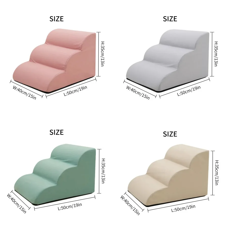 Escalera para gatos, escalones para cama, pendiente, mesita de noche, gatito, cachorro, Corgi, escalera para mascotas, cama arriba y abajo, extraíble y lavable - imagen 5