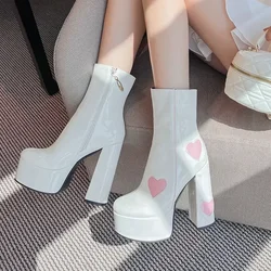 Botas para perros con estampado de corazones vintage cómodas