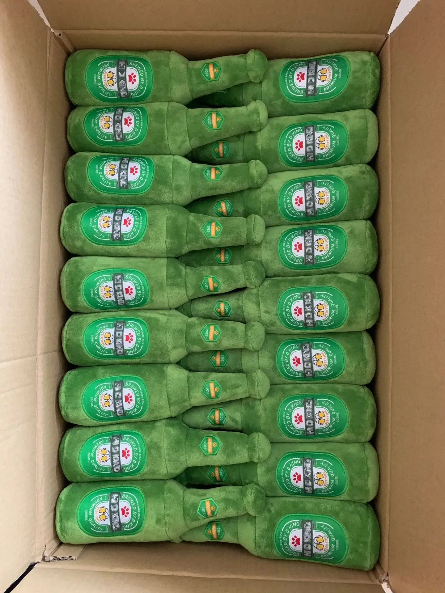 Simulation Plush Stuffed Pet Dog Toy Beer Glass Beer Bottle BB Barking Sounding Pet Toy Dog Accessories Interactive Dog Toys - imagen 5