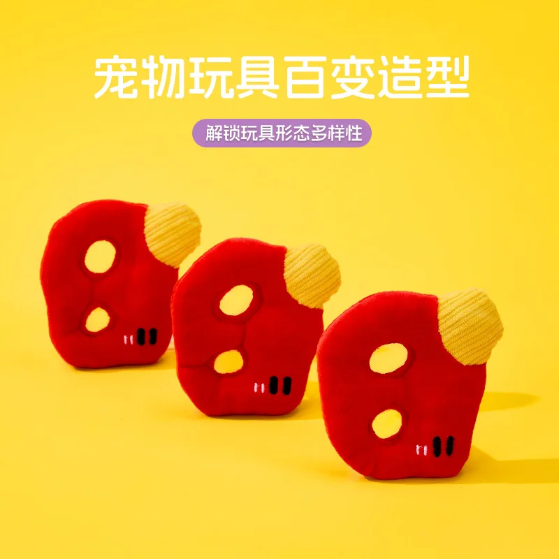 Nuevos juguetes bonitos con sonido de letras para mascotas, artefacto para aliviar el aburrimiento, juguete Molar para perros pequeños, productos para mascotas - imagen 3