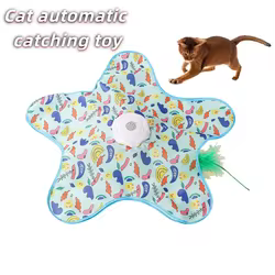 Juguete eléctrico giratorio para gatos autostimulante y divertido