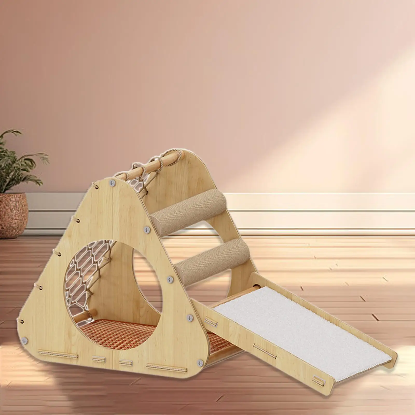 Cat Scratcher House Resting and Sleeping Cave Cat House Kitty Condo for Kitty Indoor Cats Cat Birthday Pet Supplies Home Decor
