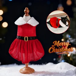 Disfraz navideño para gatos y perros - traje Papá Noel