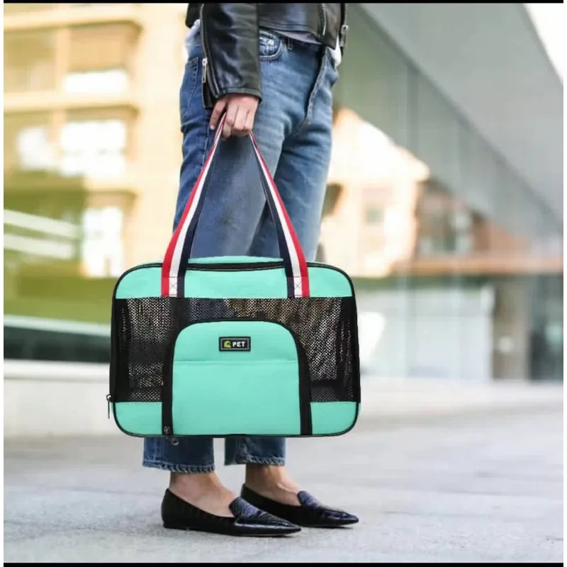 Bolsa de transporte para gato, bolso de un hombro, portátil, cálido, a la moda, para perro pequeño, oso de peluche - imagen 5