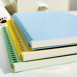 Cuaderno espiral A4/A5/B5 con hojas sueltas rayadas o en blanco