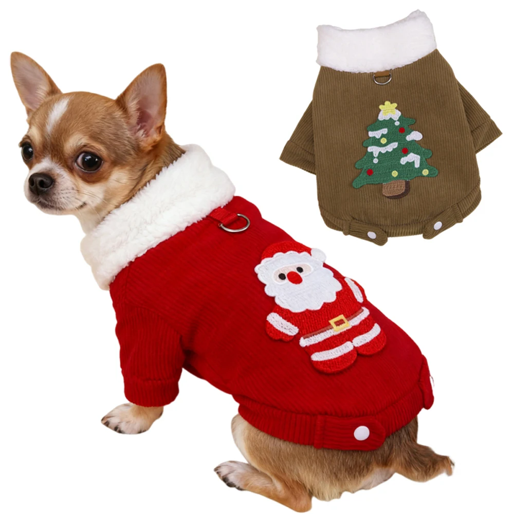 Abrigo navideño para perros Pinscher con hebilla, ropa gruesa y cálida para mascotas, abrigos para perros pequeños, Chihuahua, caniche, ropa para mascotas
