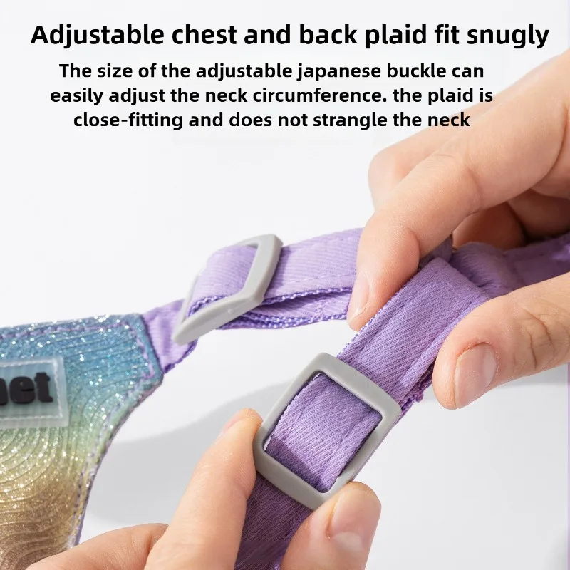 Conjunto de arnés de chaleco para perro, correa para el pecho a prueba de Escape para cachorros, arnés para perros de raza pequeña, suministros para caminar al aire libre - imagen 3