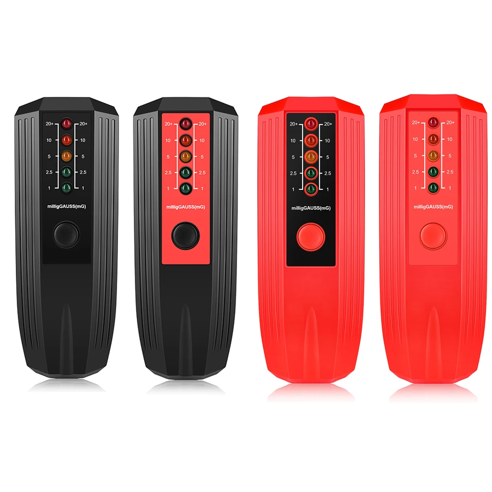 Medidor EMF portátil para gatos y perros con LED de alerta práctico - imagen 2