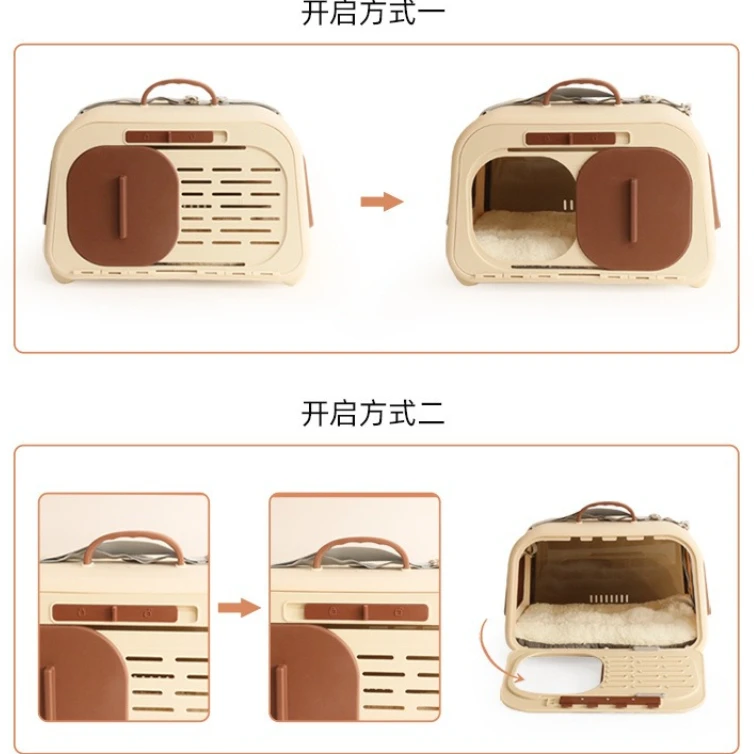 Transportin de gran capacidad para gatos - Bolso de hombro portatil