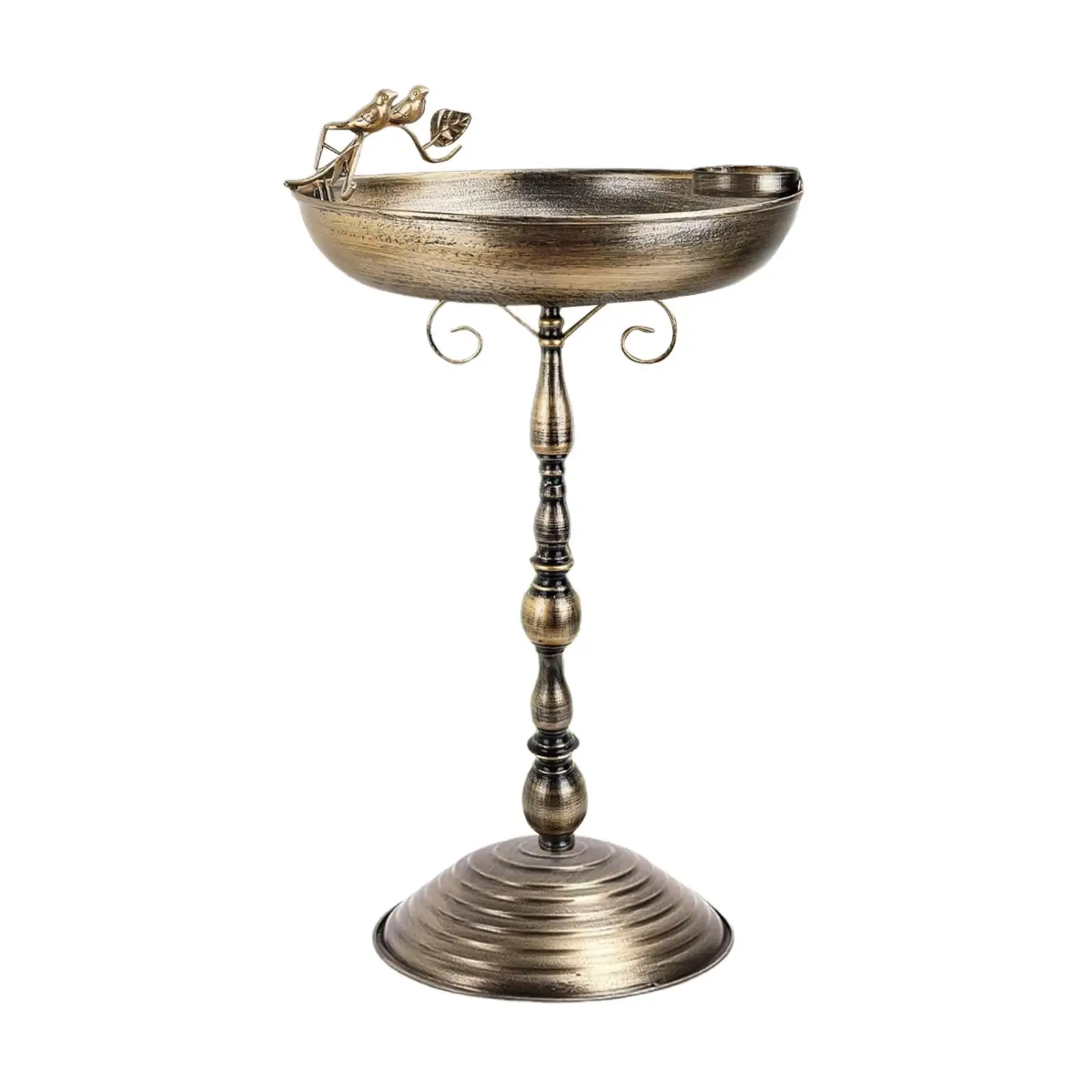 Metal Bird Bath Bowl Birdbaths Feeding Station Detachable Gifts Bird Feeder Birds Baths Feeder Bowl for Patio Outdoors Garden