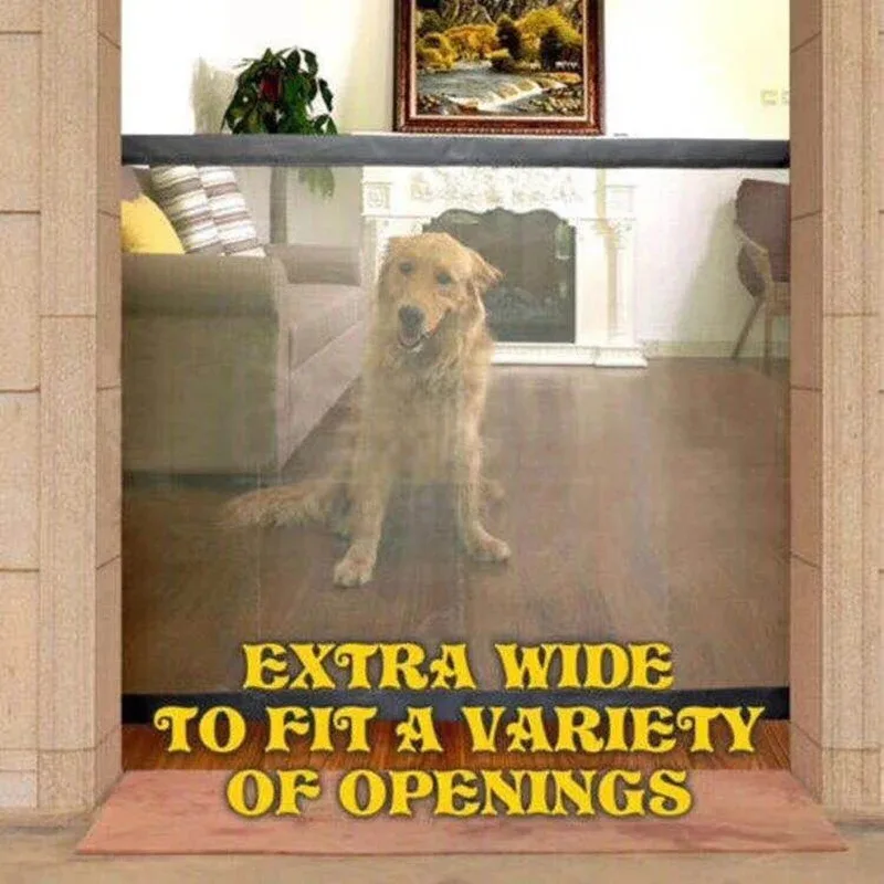 Barrera plegable para perros - Valla interior de seguridad domestica - imagen 3