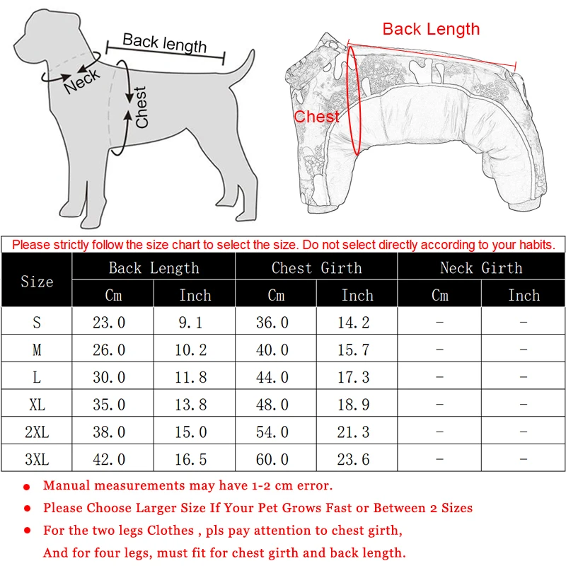 Ropa de invierno para perros, abrigo grueso y cálido para cachorros, chaqueta reflectante para perros, ropa para Chihuahua Bulldog, ropa para perros pequeños y medianos