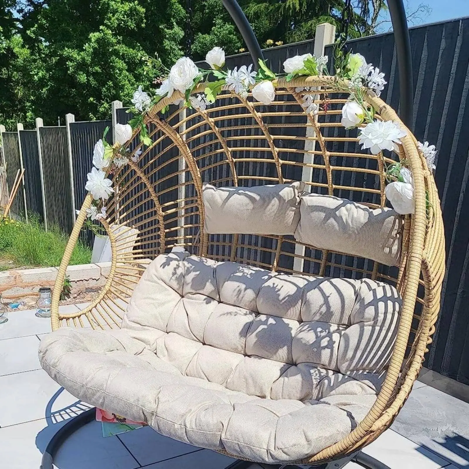 Guirnalda de Flores Artificiales Colgante para Bodas - Decoración - imagen 3