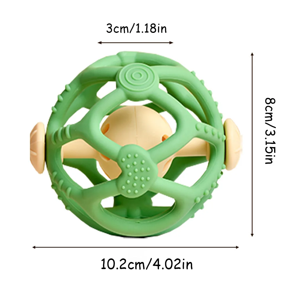 Juguete de campana de fútbol para mascotas, juguete para masticar de rebote esférico para perros y gatos, juguete de entrenamiento interactivo para hacer ejercicio en el instinto, - imagen 5