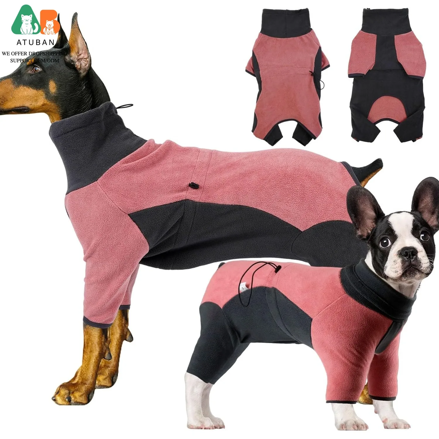 Abrigo de lana invierno para perros – Chaqueta cortavientos - imagen 3