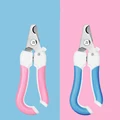 Curved scissors pink