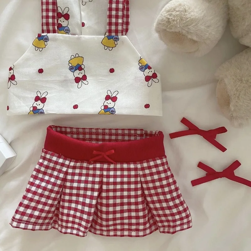 Chaleco transpirable con lazo para perro, falda para cachorro, vestidos de verano para perro, camisola bonita Retro, conjunto de falda, chaleco refrescante para gato, oso de peluche - imagen 4