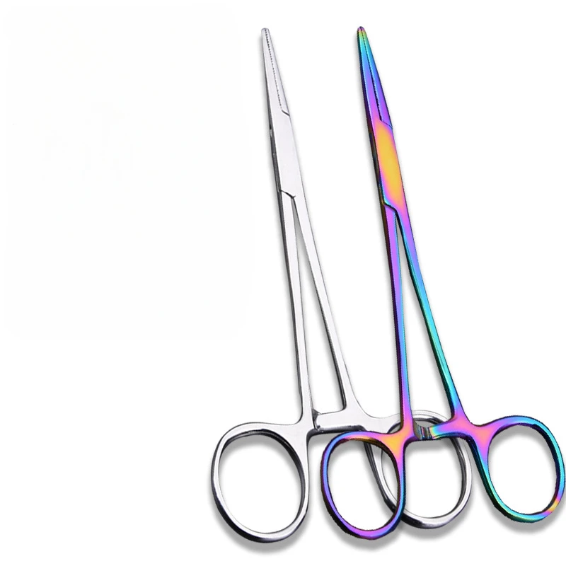 Pinzas hemostáticas para salón de belleza de mascotas, 13cm (5,12 pulgadas), profesionales, para perros, Hospital, gatos, herramientas para lesiones, hogar, acero inoxidable japonés - imagen 4