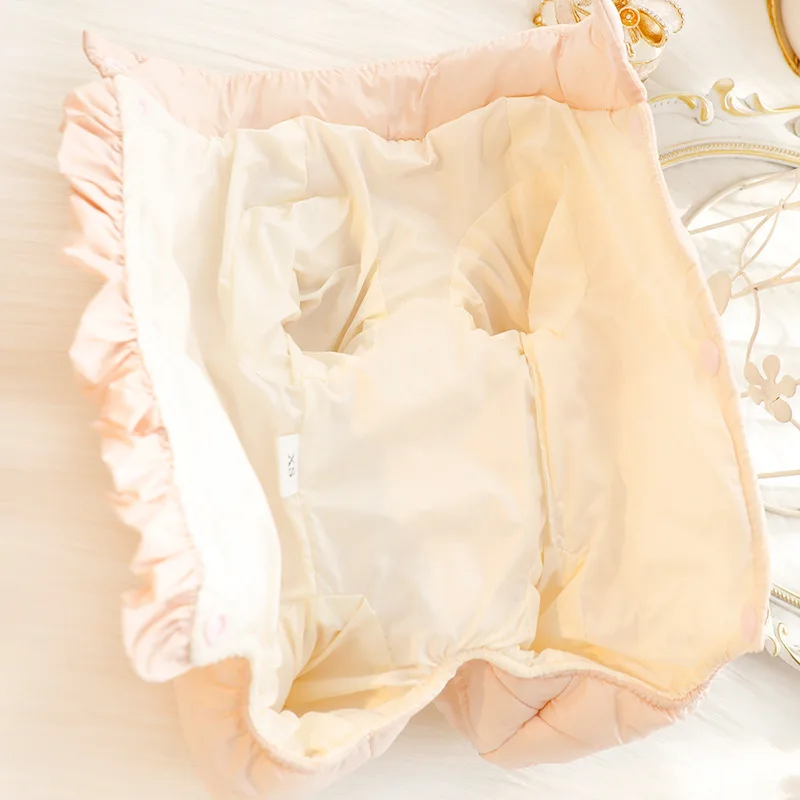 Ropa para perros, ropa de invierno, protección del vientre de cuatro patas, ropa acolchada de algodón neutral, telas de plumas, suministro para mascotas de peluche para perros pequeños - imagen 4