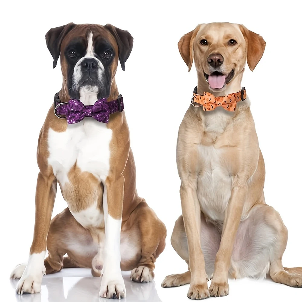 Collar de gato con estampado para mascotas, corbata ajustable de Halloween para cachorros y gatitos, accesorios para conejos, productos para mascotas, 1 unidad - imagen 5