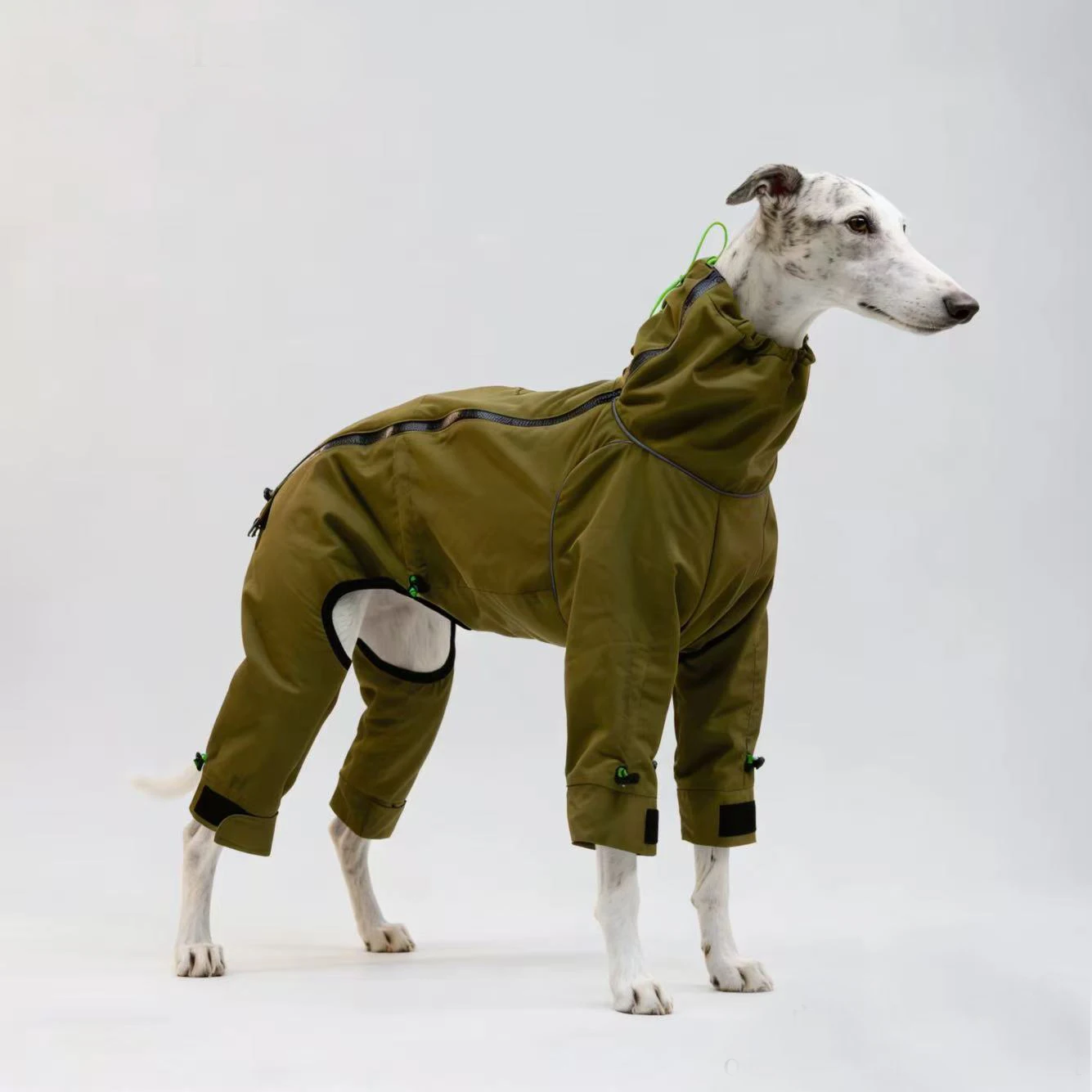 Chaqueta impermeable para perros medianos cuello alto transpirable - imagen 5