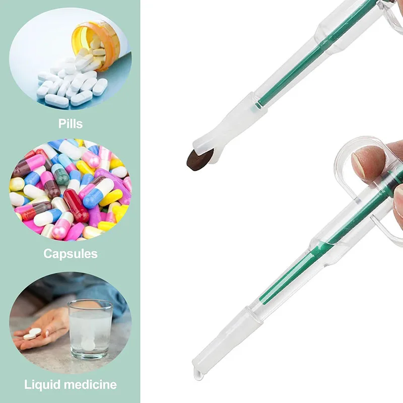 Aplicador de píldoras para mascotas, jeringa para gatos y perros, alimentador de medicina, repelente de insectos, suministros, puede Clip, alimentador de agua para mascotas - imagen 5