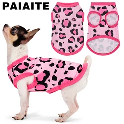 Bebedero para perros con estampado de leopardo – Tela premium