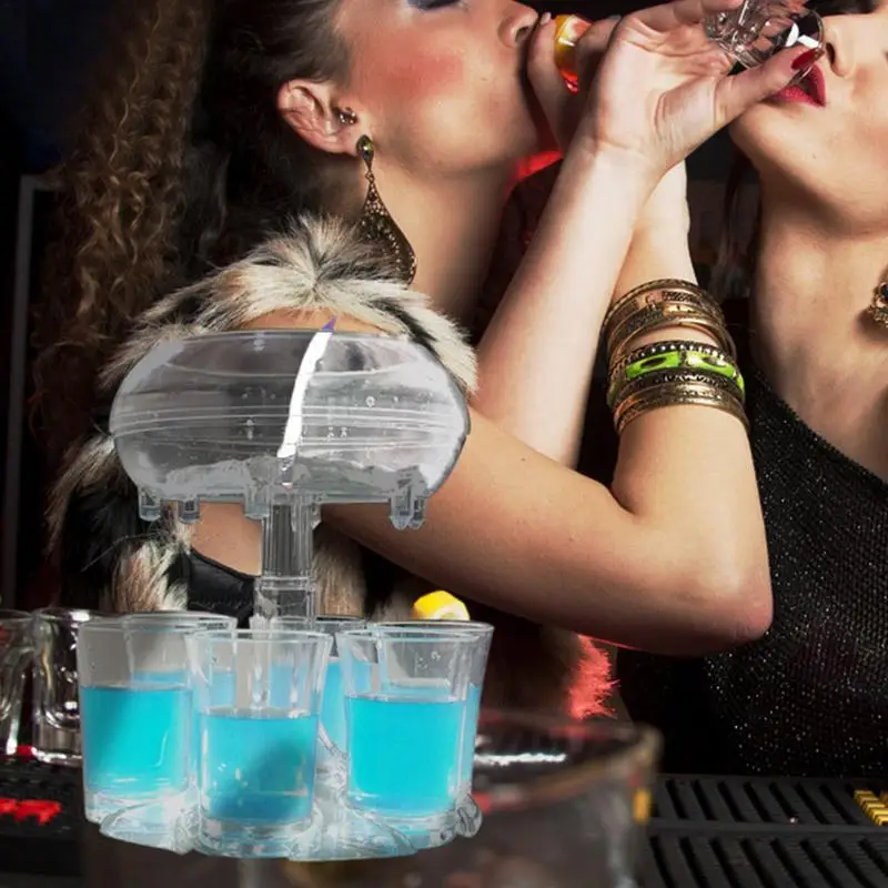 Dispensador y soporte para beber, juego de vino de alta gama de grado alimenticio, juego de vino de alta gama para beber líquido divertido en la cocina - imagen 4