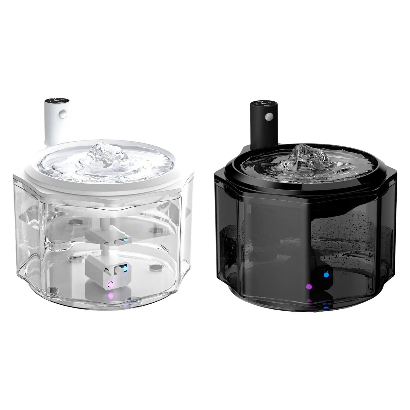 Cat Water Fountain Silent Pet Water Fountain for Multiple Pets Kitten Dogs