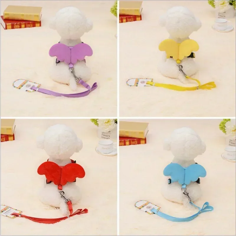 Cuerda de tracción para perro, Collar táctico con alas de Ángel, arneses militares, reflectantes, transpirables - imagen 2