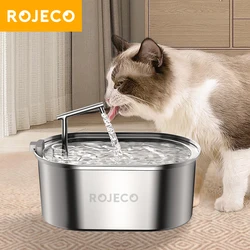 Fuente de agua automática acero inoxidable para gatos y perros