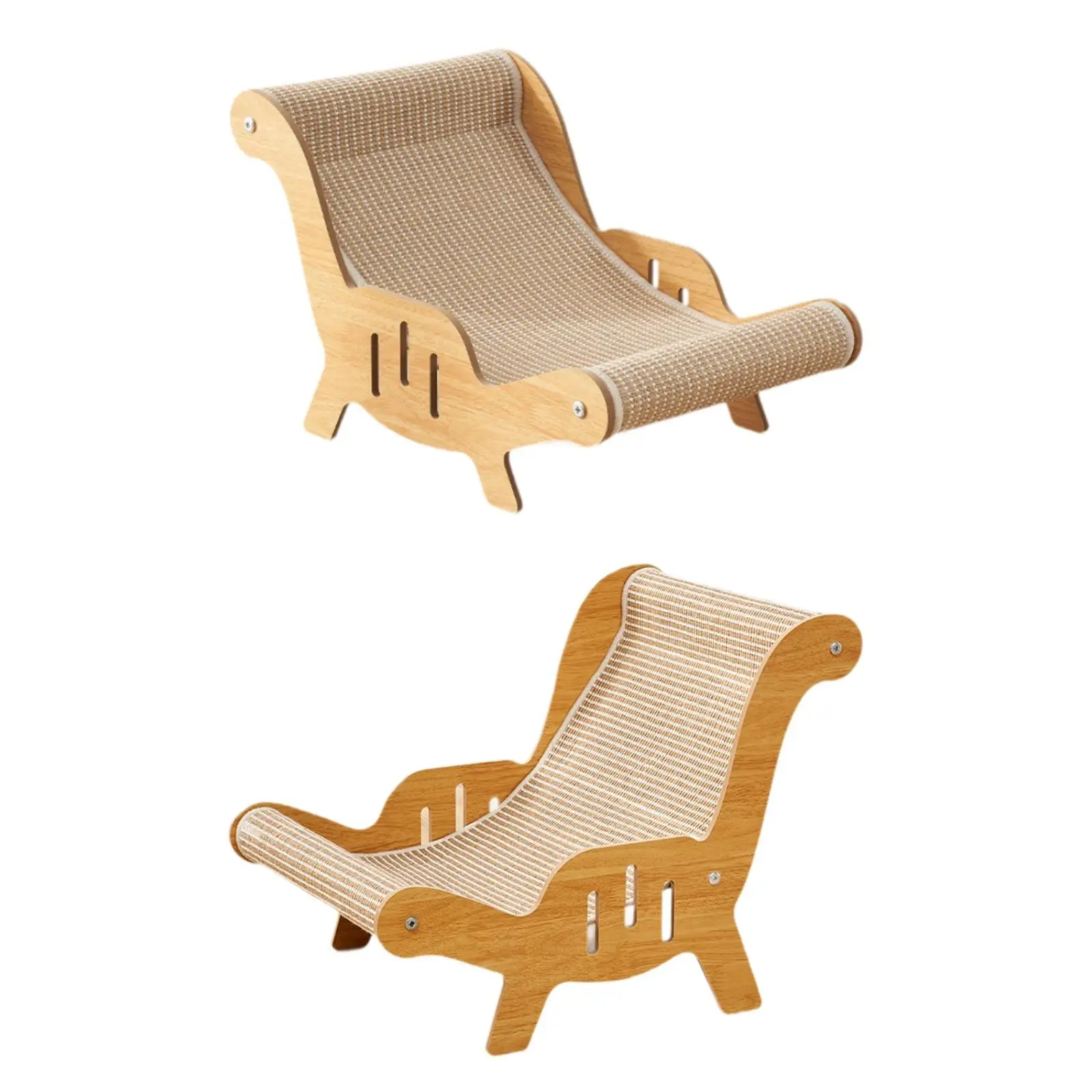 Cat Sisal Lounge Chair Cat Lounge Chair Furniture Protection Grinding Claws Cat Beach Chair Cat Bed for Small Animal Dogs