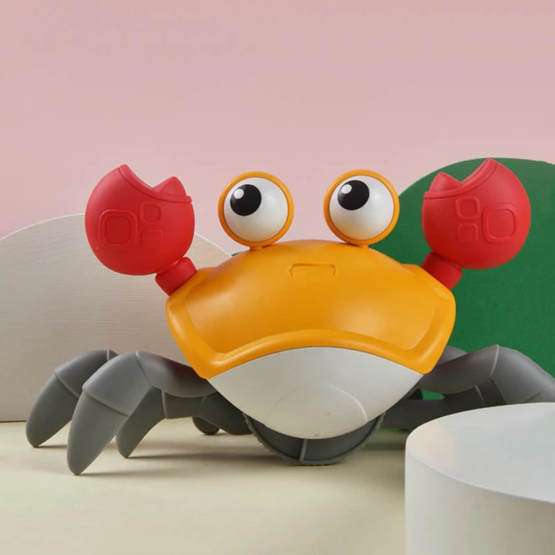 Cangrejo de Escape con carga eléctrica para gato, juguete interactivo interesante para mascotas, evita automáticamente obstáculos, cangrejo para gatear - imagen 3