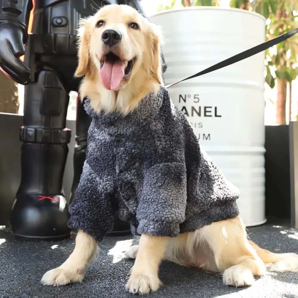 Chaqueta lana cordero abrigo invierno perros grandes medianos - imagen 3