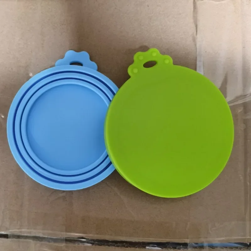 La lata de silicona para mascotas y gatos cubre comida para gatos, cubierta para mantenimiento fresco de alimentos para perros, cubierta de sellado tres en uno para sellar - imagen 2