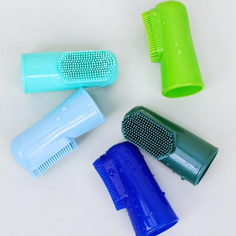 Cepillo de dientes para perros, 2 uds., cepillo de dientes para el cuidado bucal, limpieza de dientes de perros, juego de cepillos de dientes para gatos, cepillos de dientes para perros, juego de 2 uds, productos para mascotas - imagen 3