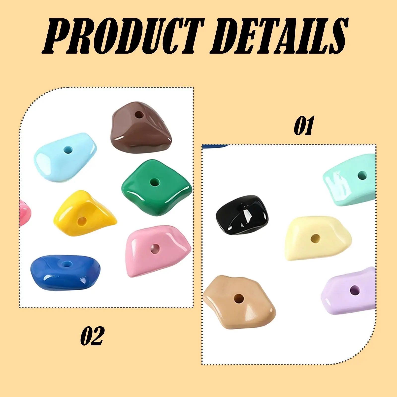 10x Climbing Wall Accessories Colorful for Climbing Training Captive Habitat 10x Climbing Wall Accessories Colorful for Climbing Training Captive Habitat