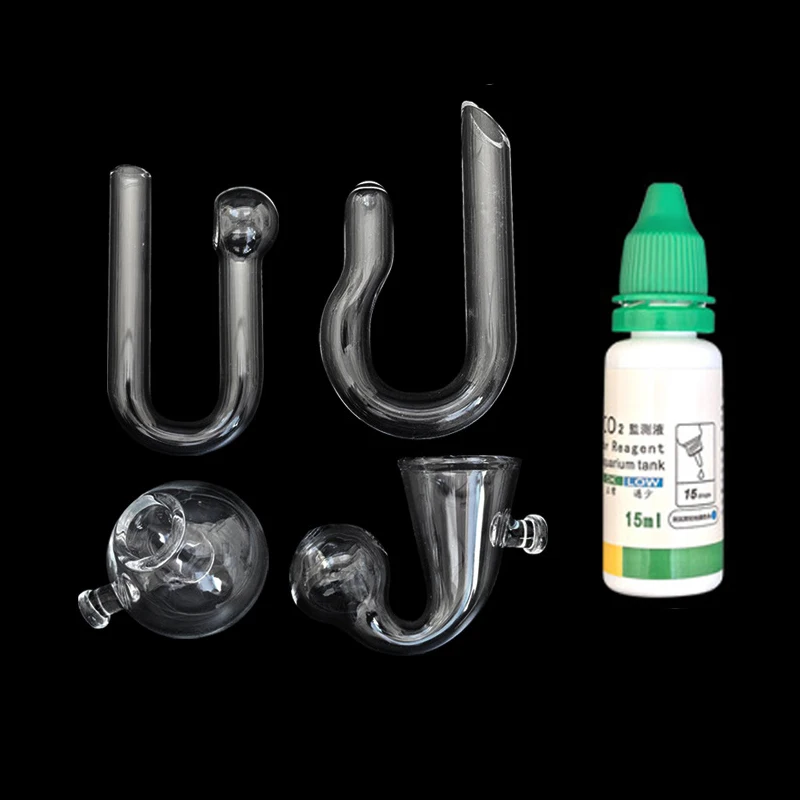 Indicador de CO2 para acuario y césped con gotero en vidrio - imagen 2