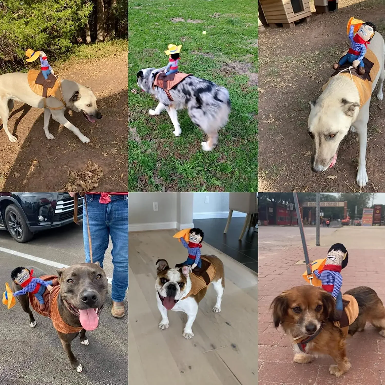 Divertidos disfraces de Halloween para perros, ropa para mascotas, chaqueta de vestir de vaquero, abrigos para perros pequeños, ropa divertida de Bulldog Francés, Pug - imagen 5
