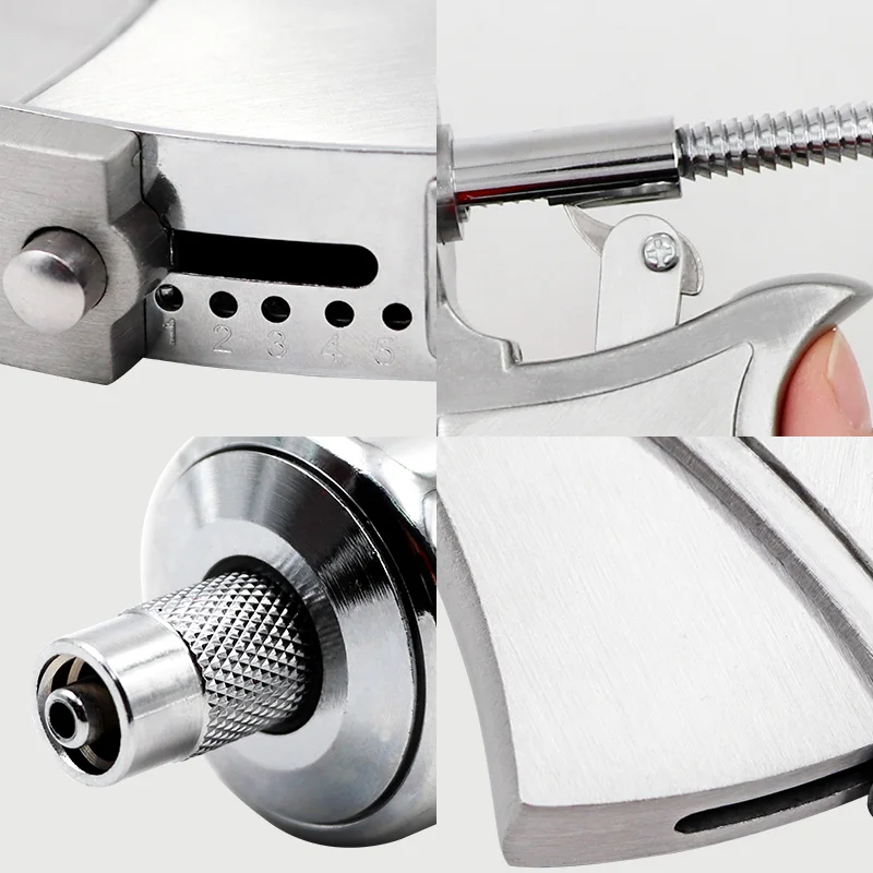 Jeringa de inyección continua para veterinaria, pistola automática de vacuna de acero inoxidable para Vaca, cerdo y oveja, 10/20/30/50ml - imagen 4